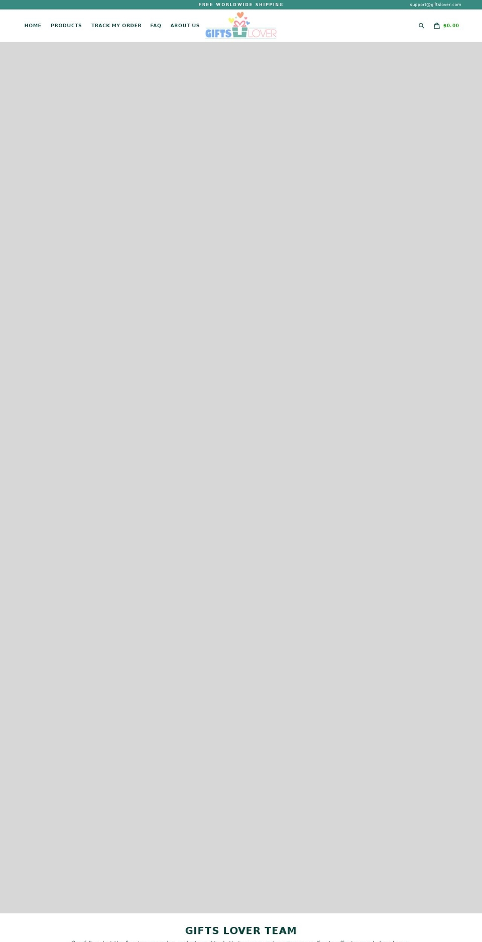 giftslover.com — Shopify storefront screenshot