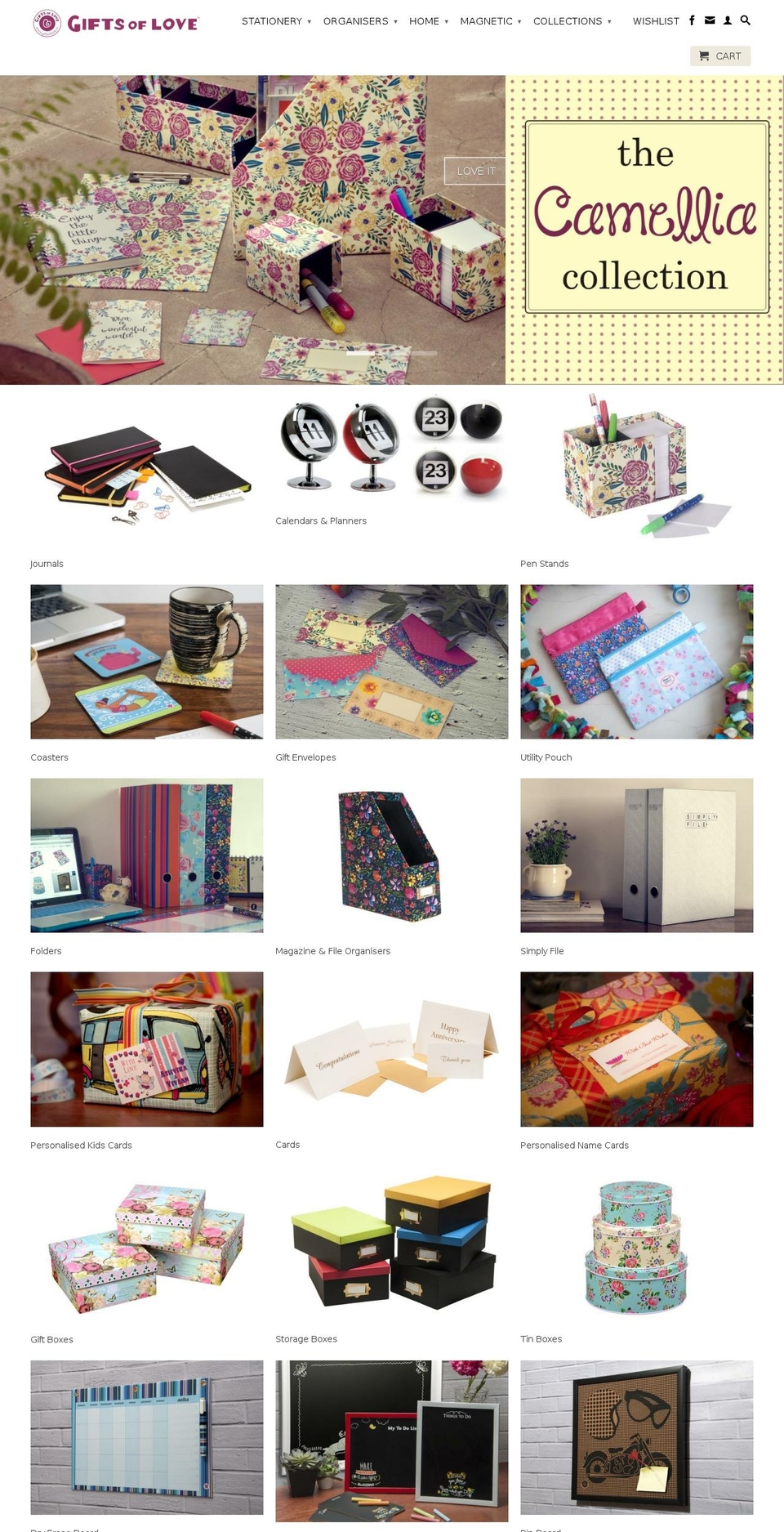 giftsoflove.in shopify website screenshot