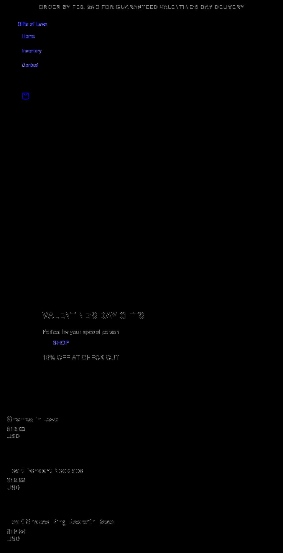 giftsoftheseason.com shopify website screenshot
