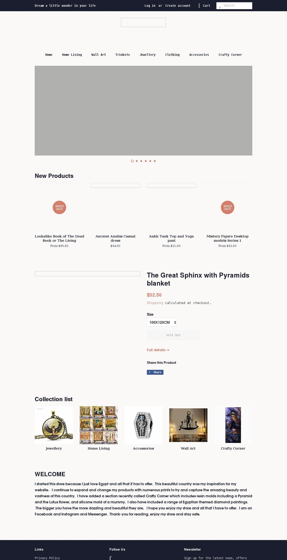 giftsotancients.com shopify website screenshot