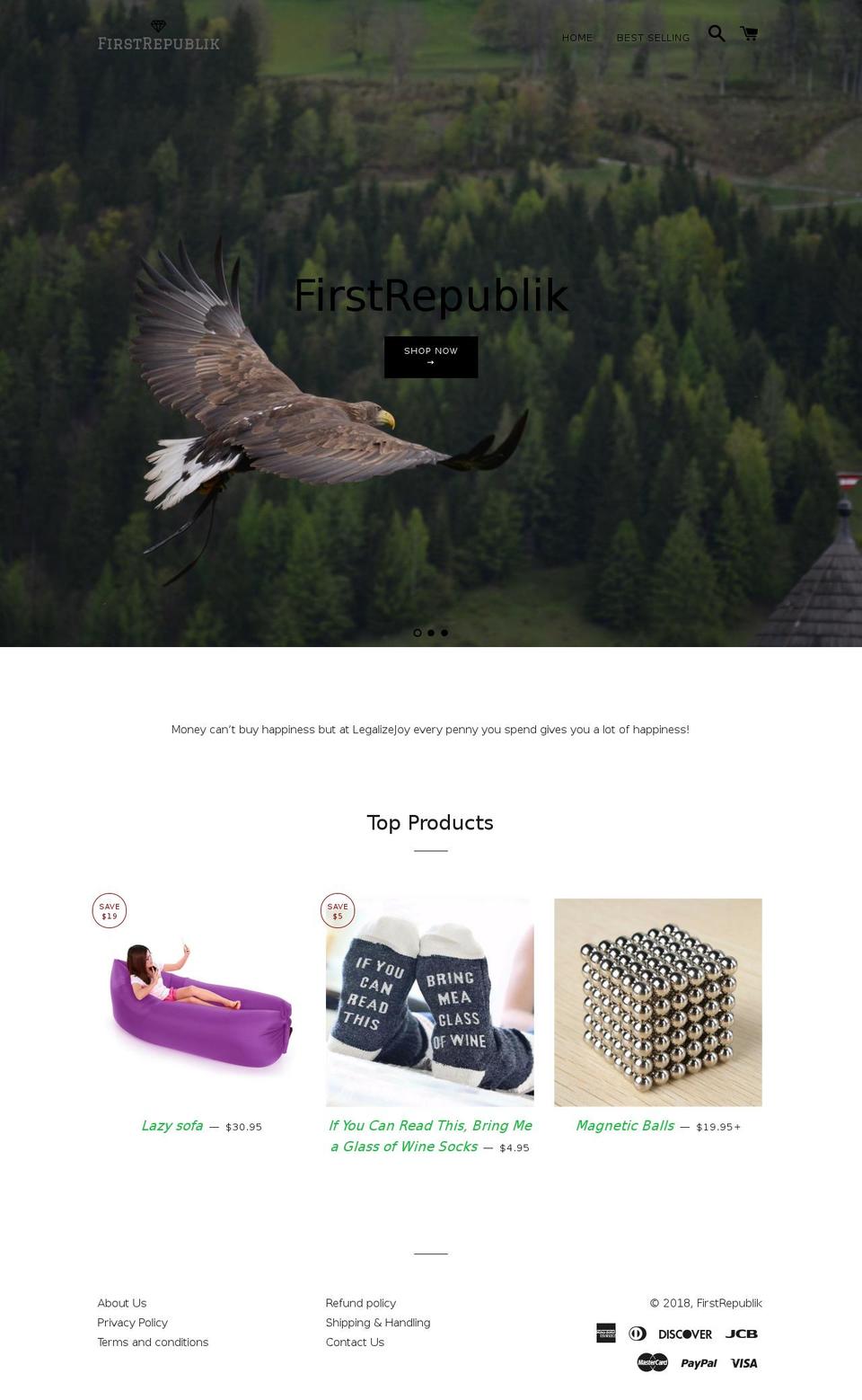 giftsrepublik.com — Shopify storefront screenshot