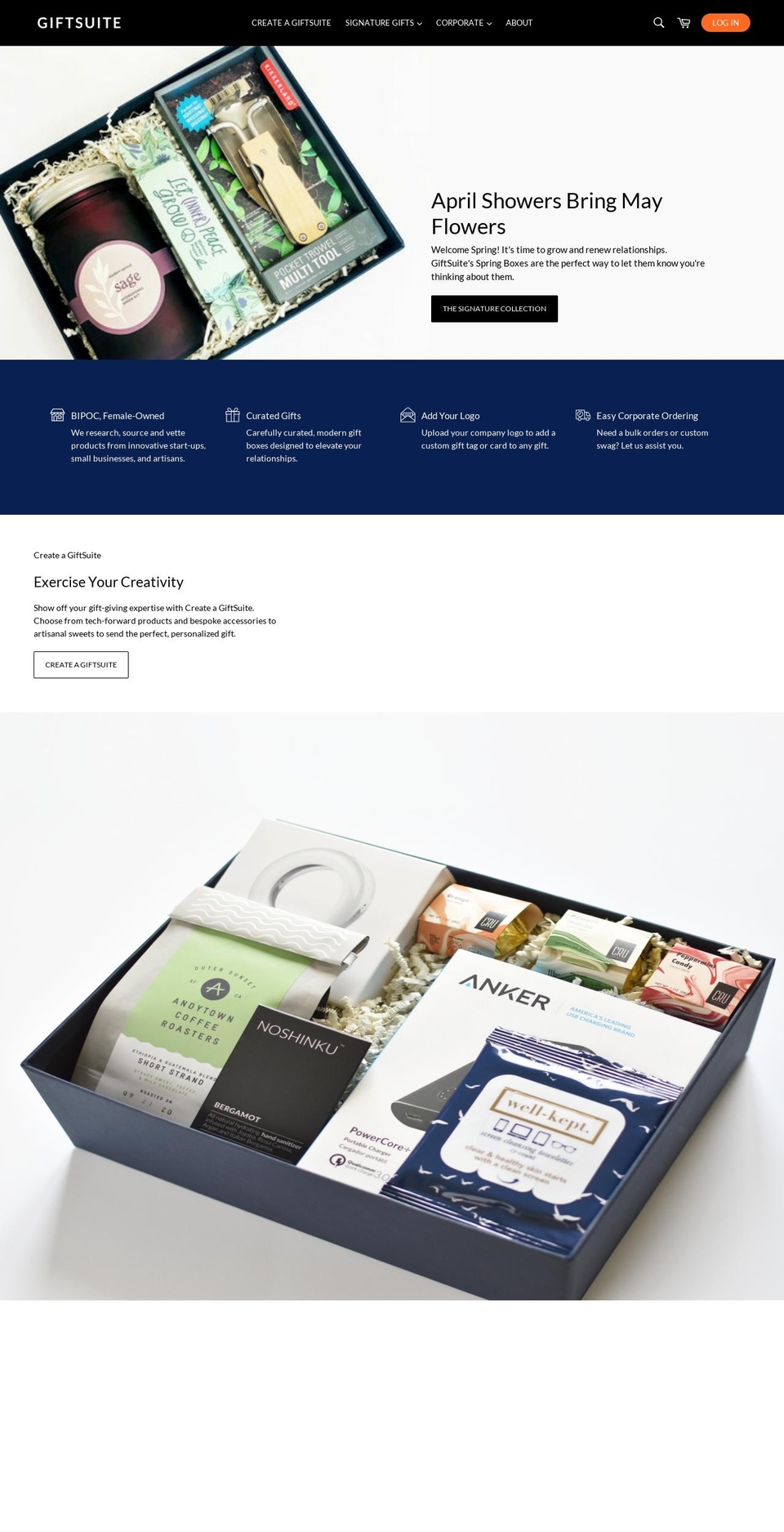 Gifts Shopify theme site example giftsuite.com