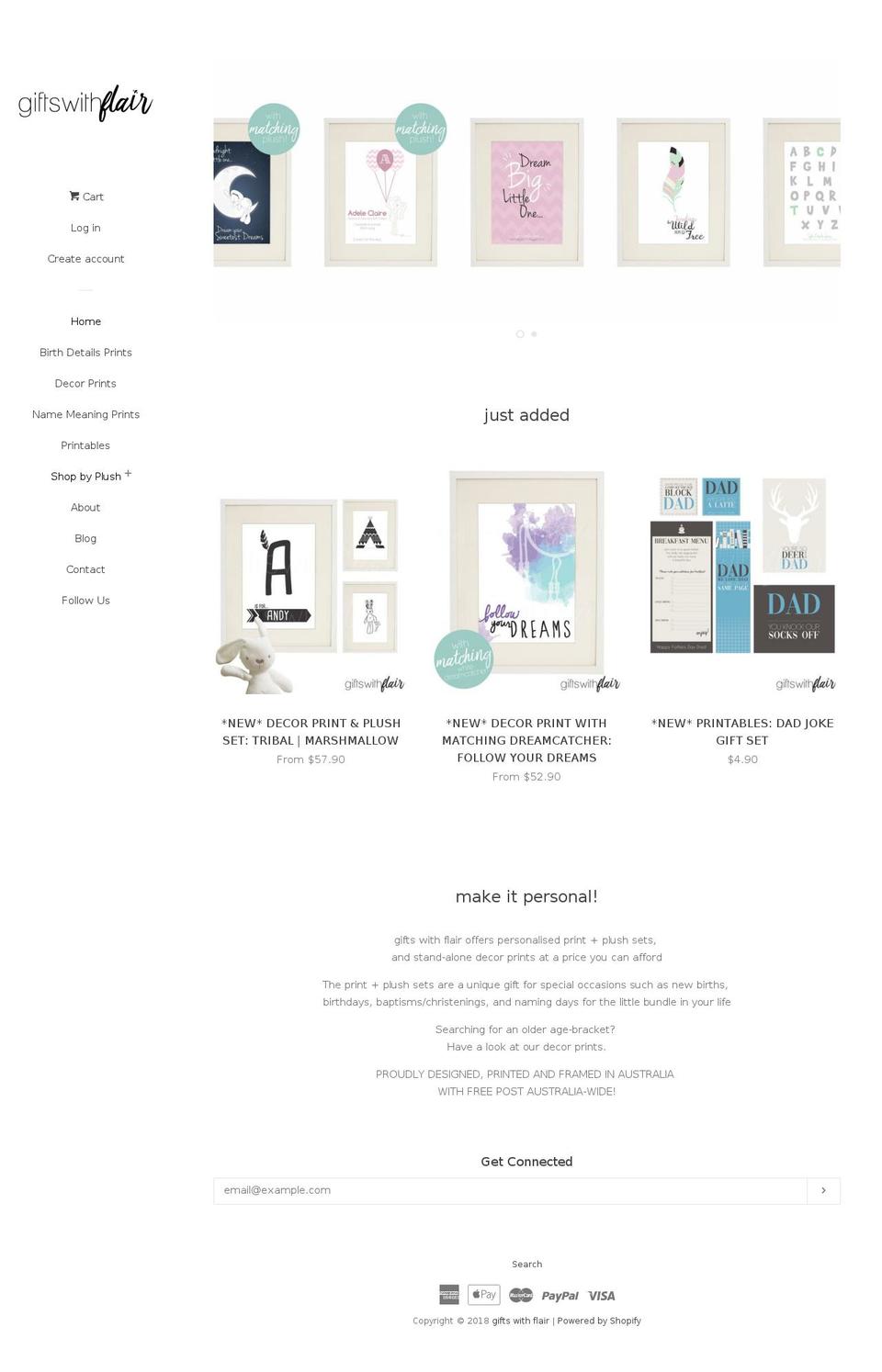 giftswithflair.com — Shopify storefront screenshot