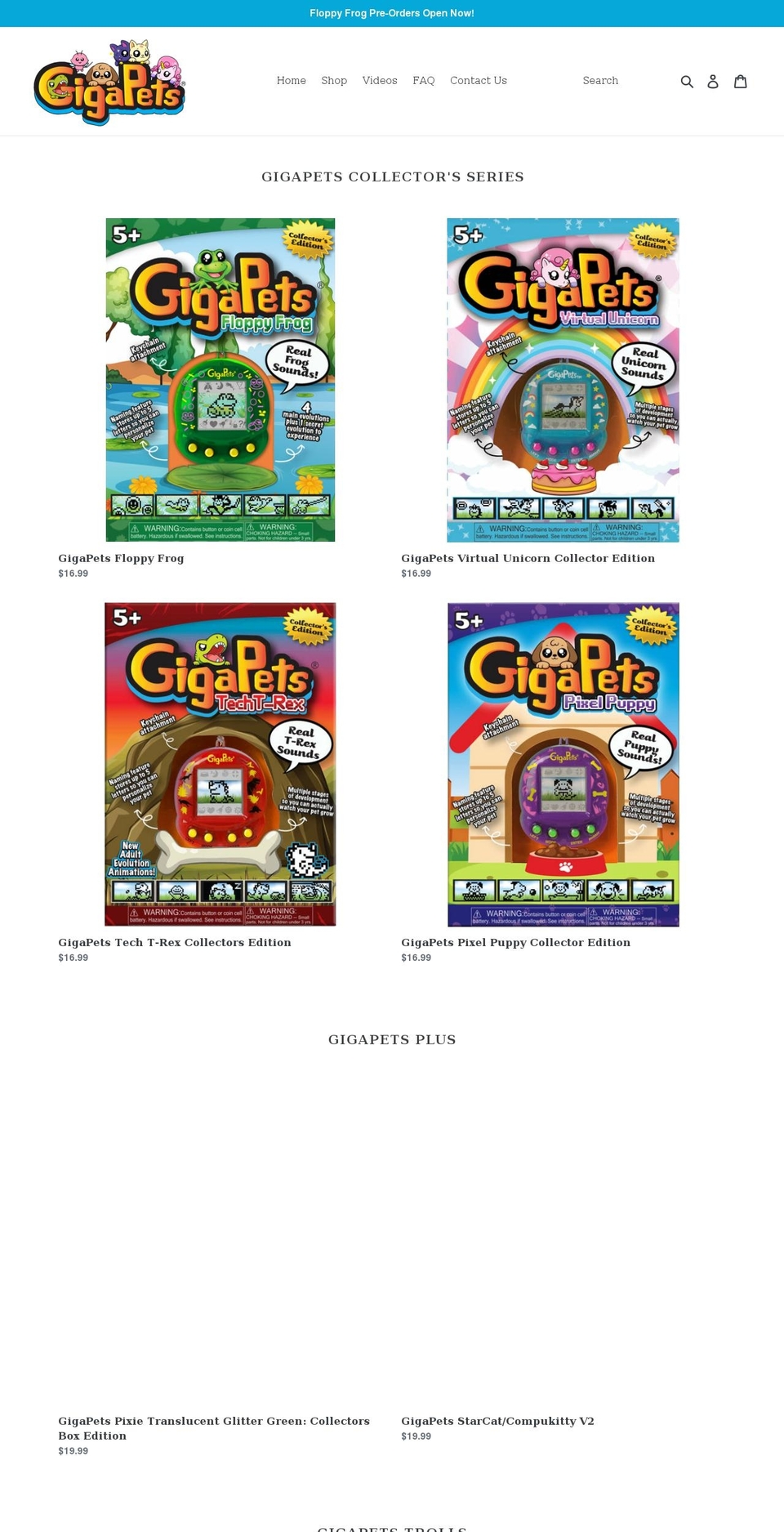 gigapetsar.myshopify.com shopify website screenshot