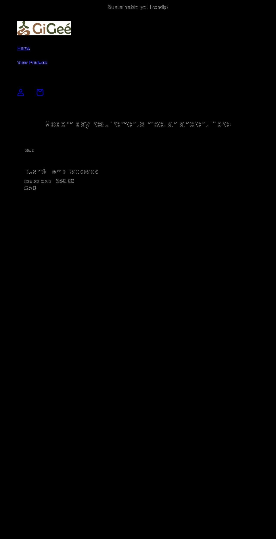gigee.ca shopify website screenshot