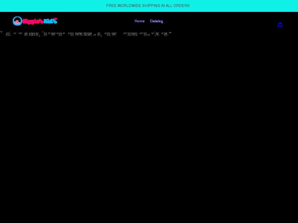 gigglesgiggleskids.com shopify website screenshot