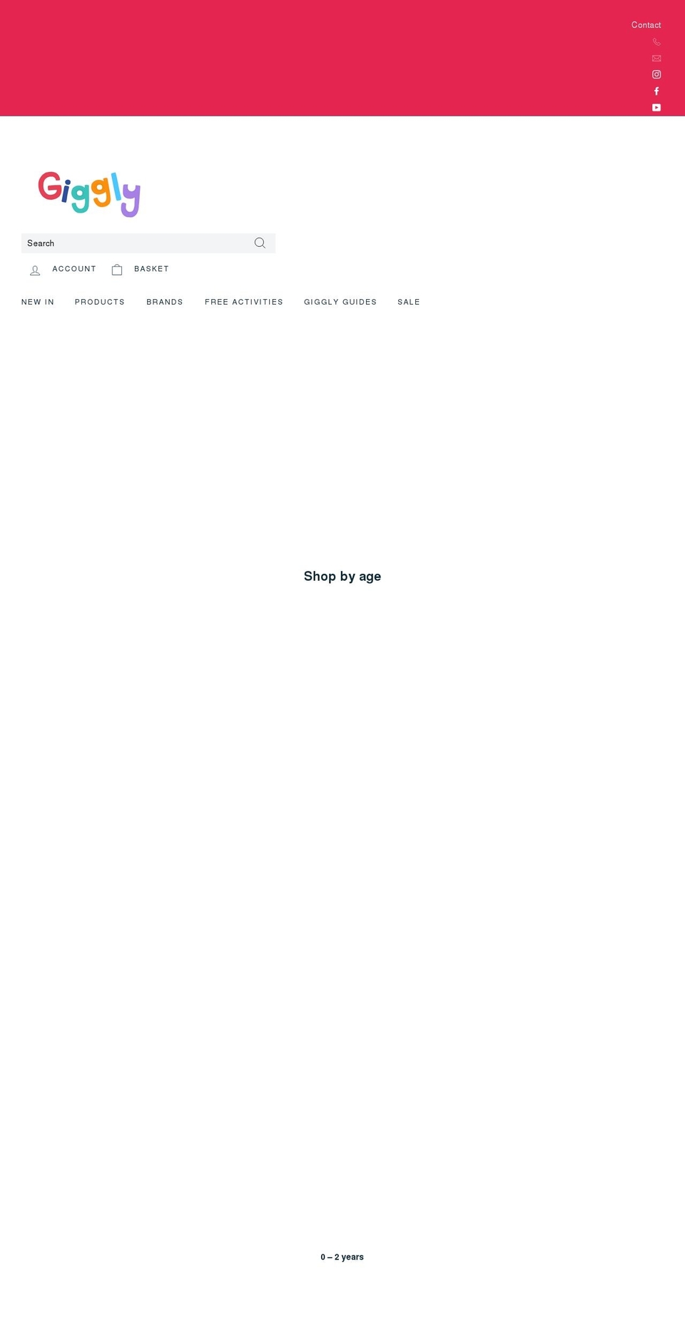 giggly.co.uk shopify website screenshot