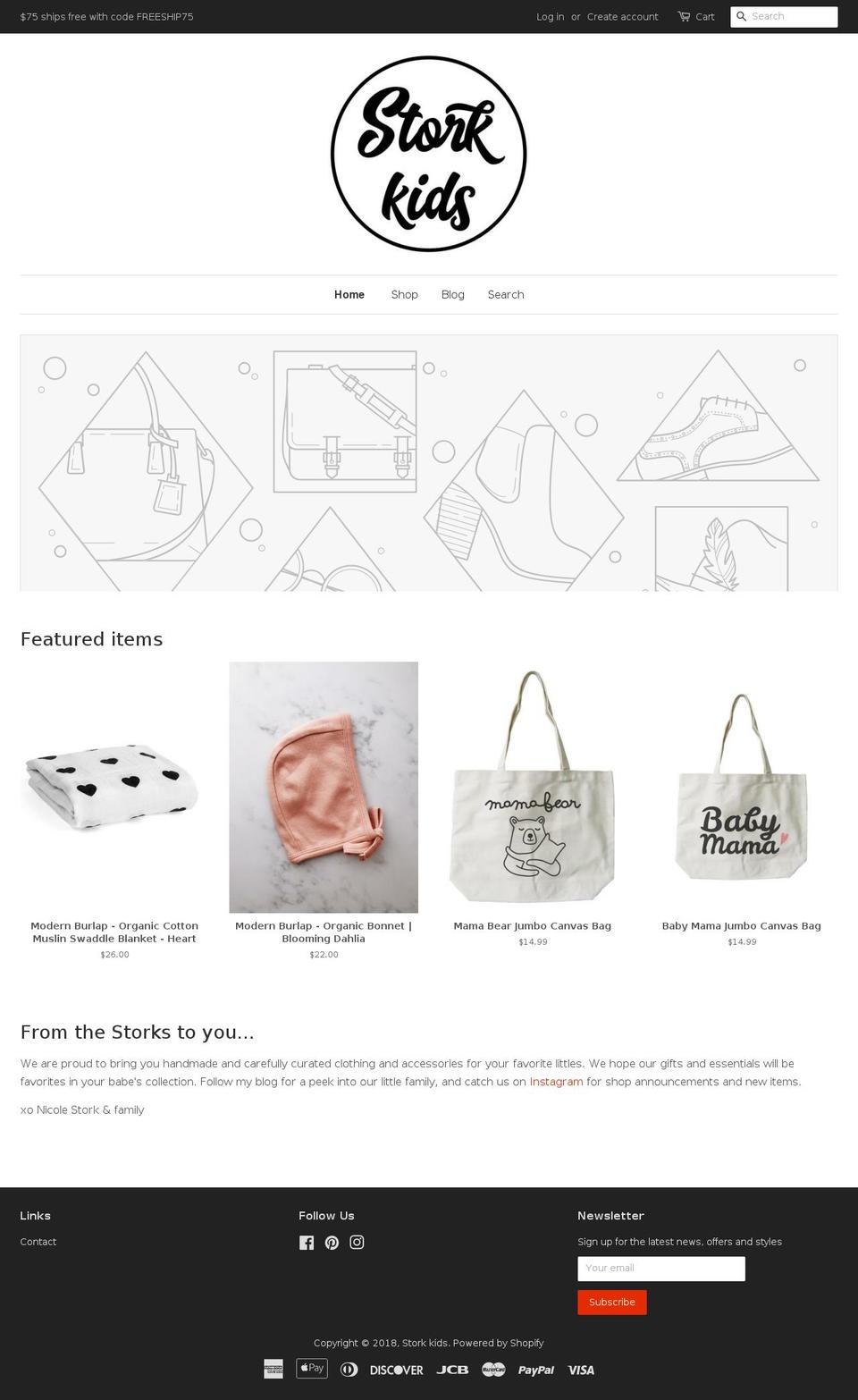 giggyandbear.com — Shopify storefront screenshot