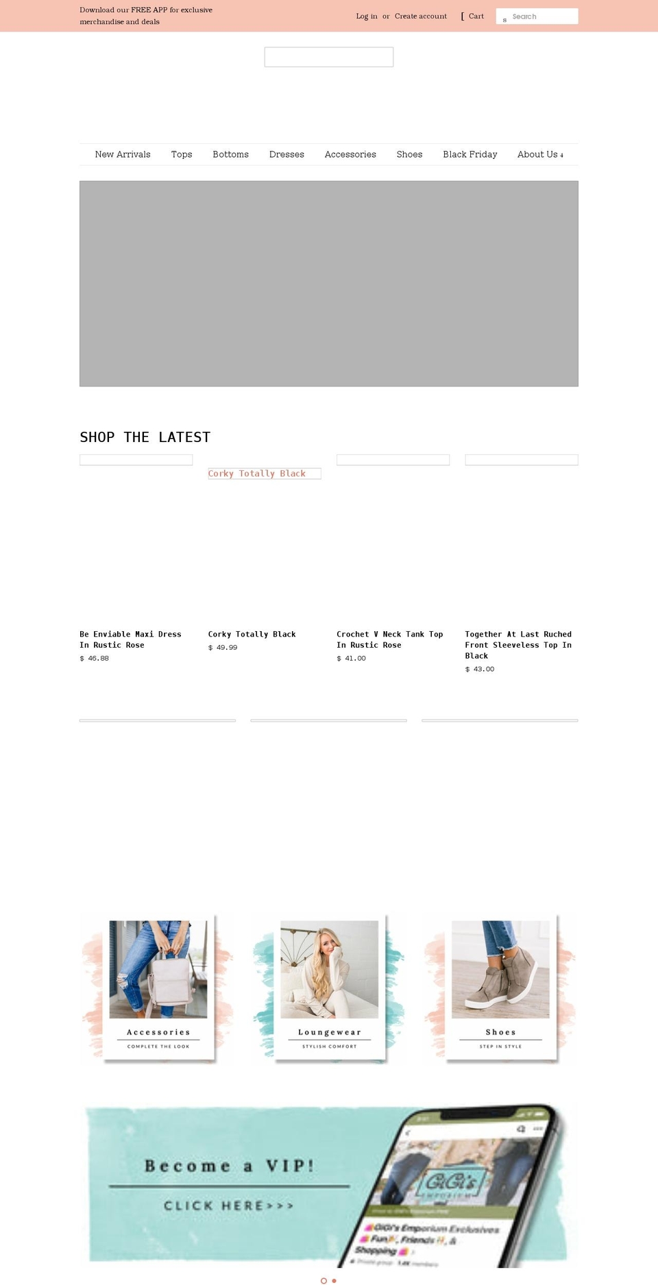 gigisemporium.com shopify website screenshot