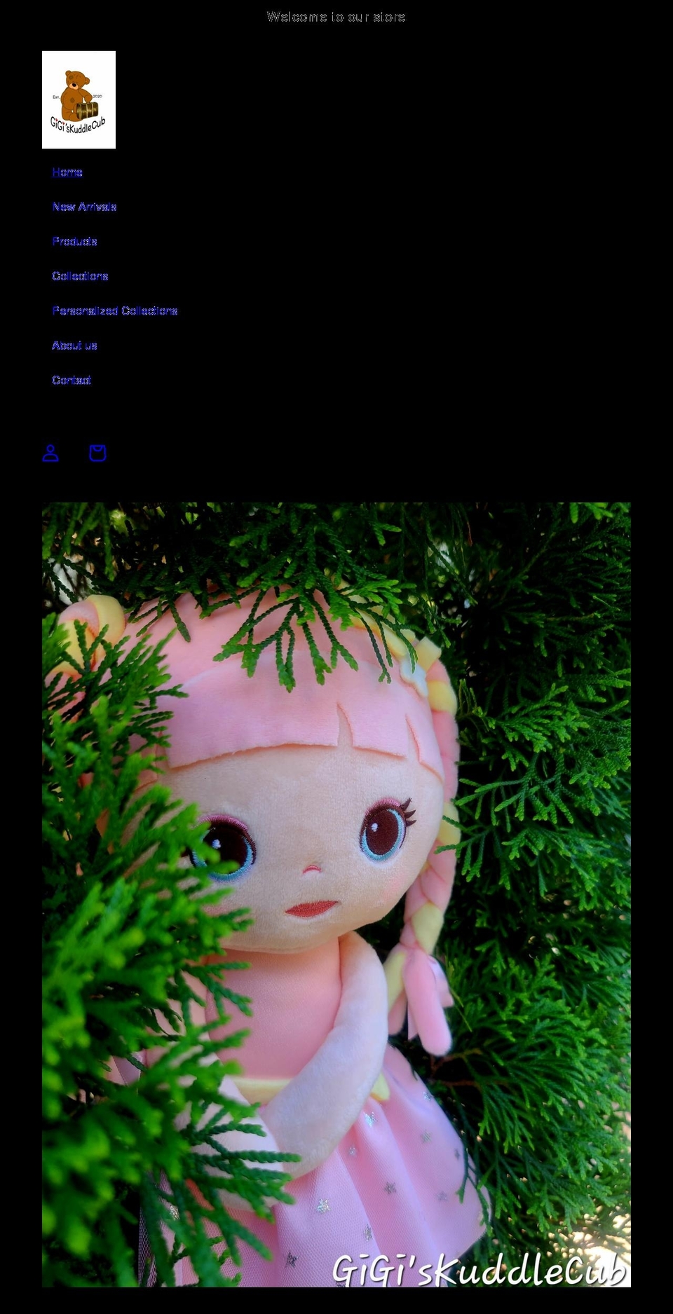 gigiskuddlecub.com shopify website screenshot