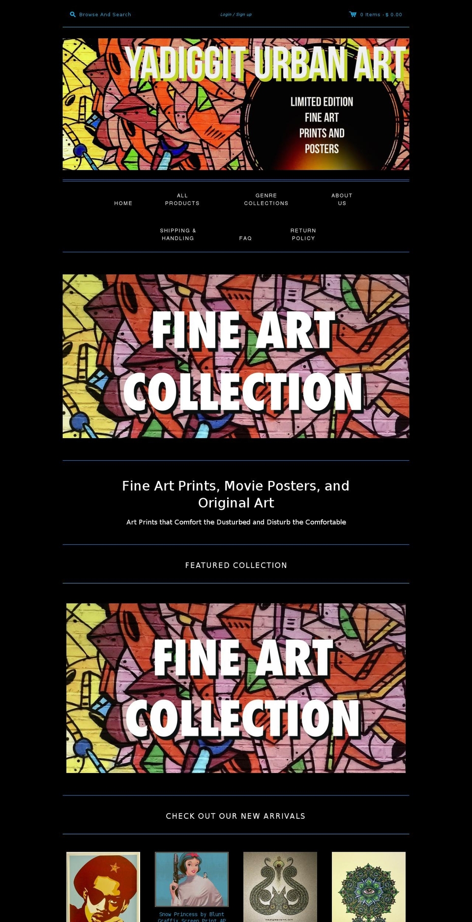 gigposter.net shopify website screenshot