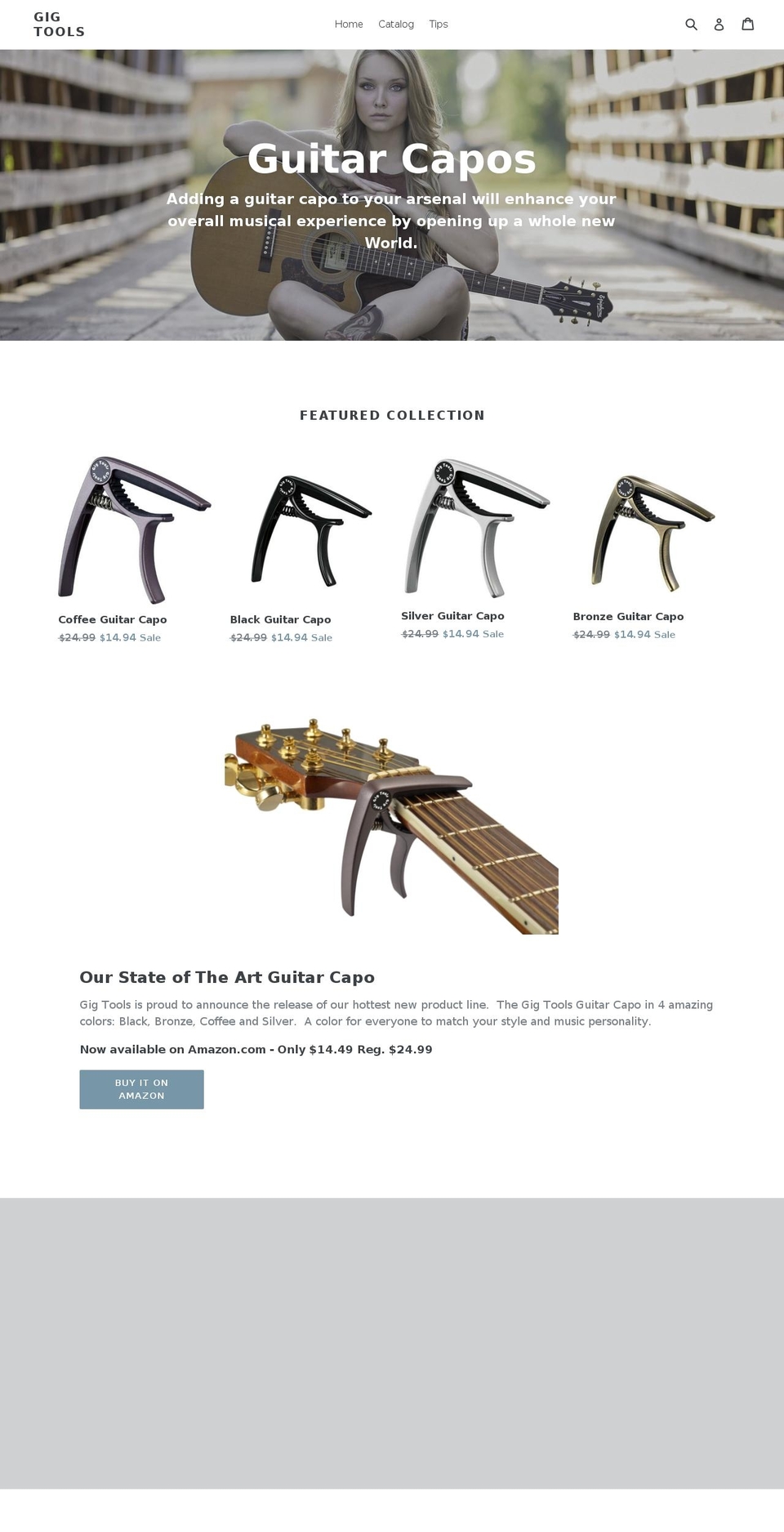 gigtoolspro.com — Shopify storefront screenshot