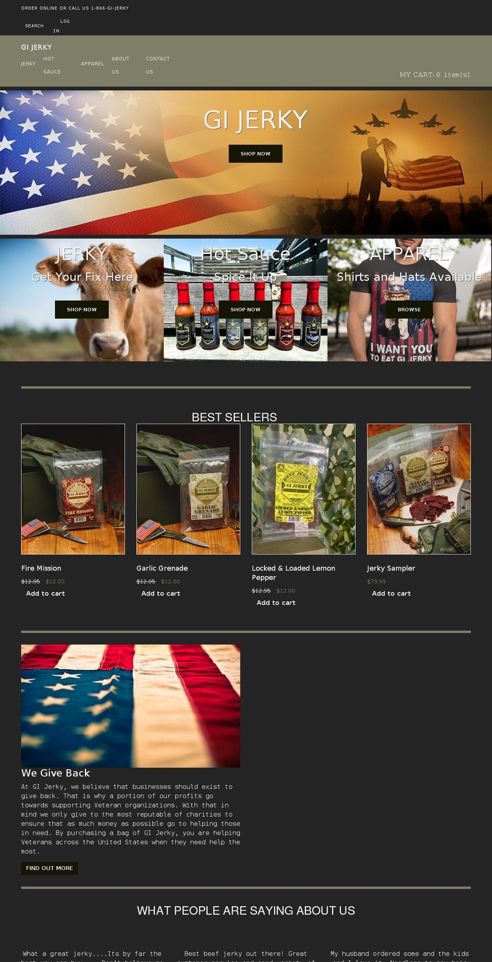 gijerky.us shopify website screenshot