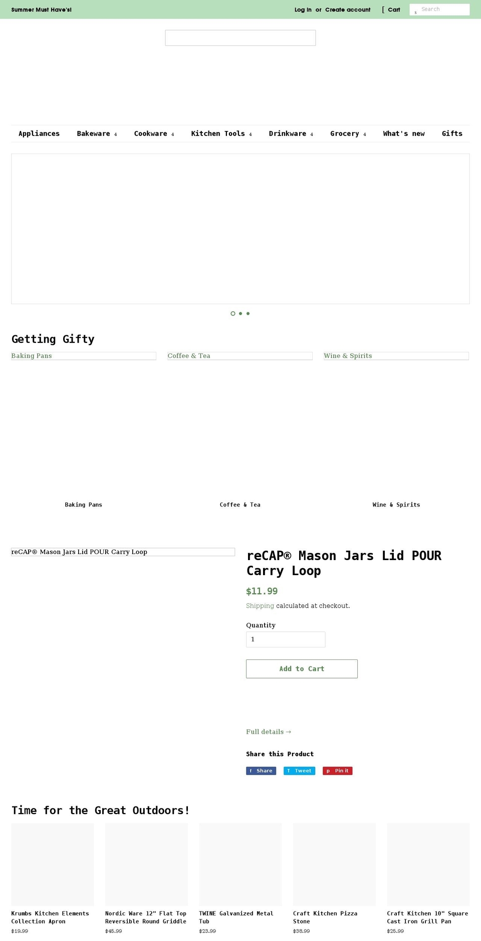 gilbertwhitney.com shopify website screenshot