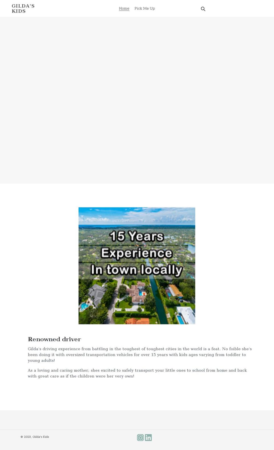 gildaskids.com shopify website screenshot