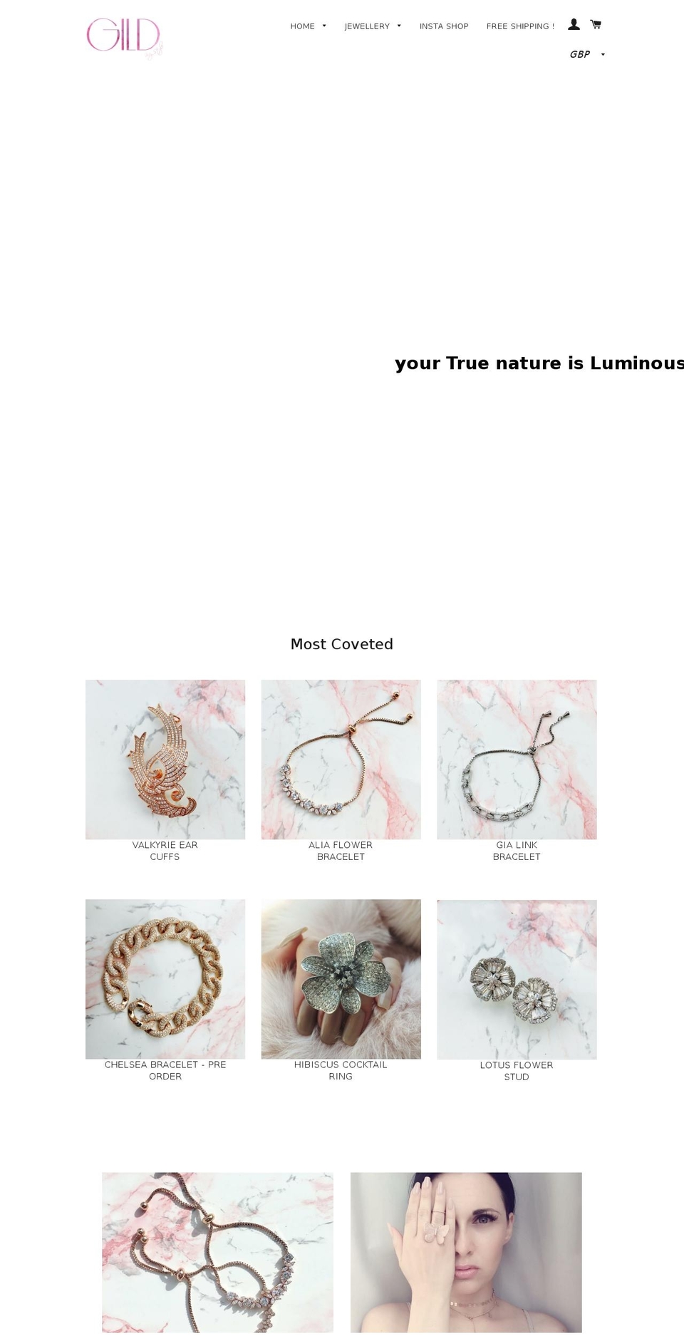 gildmystyle.co.uk shopify website screenshot