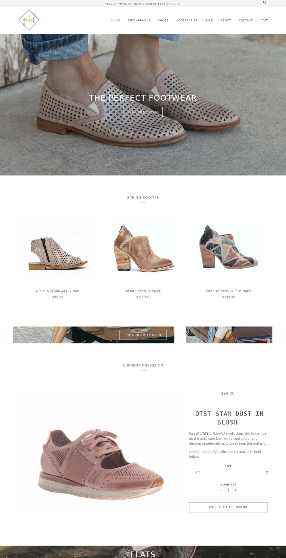 gildshoes.com shopify website screenshot
