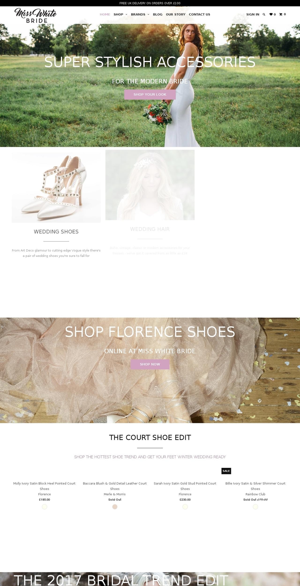 Copy of Parallax Shopify theme site example gilingandwhitebridal.com