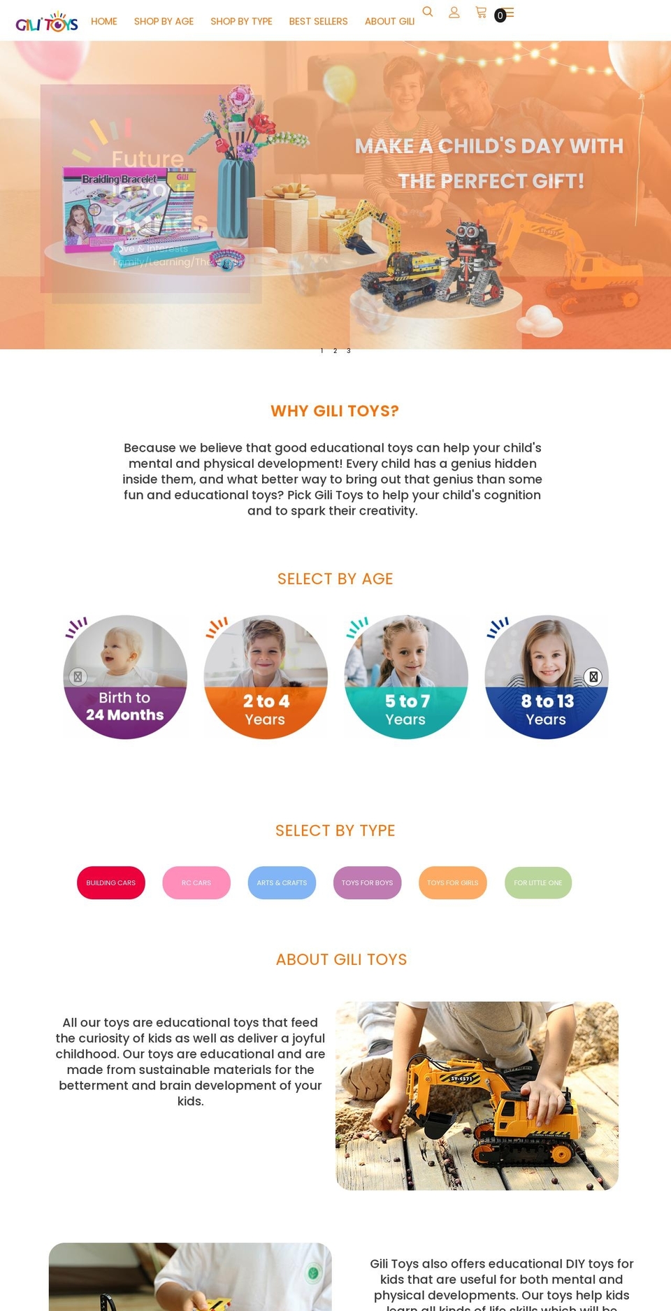 gilitoy.com shopify website screenshot
