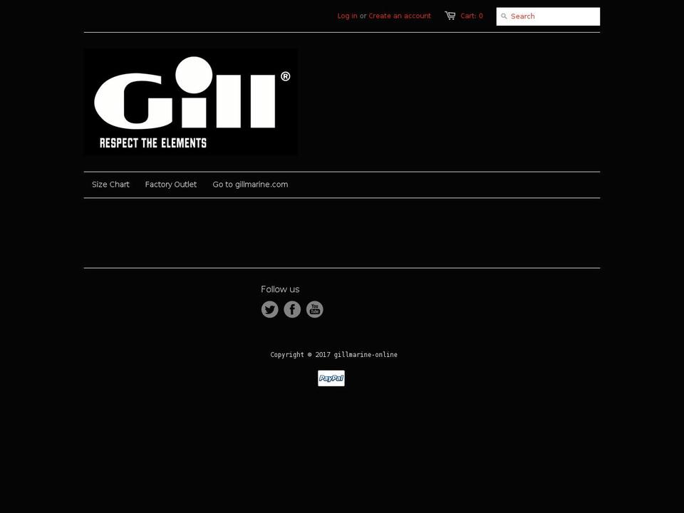 gillmarine-online.com shopify website screenshot