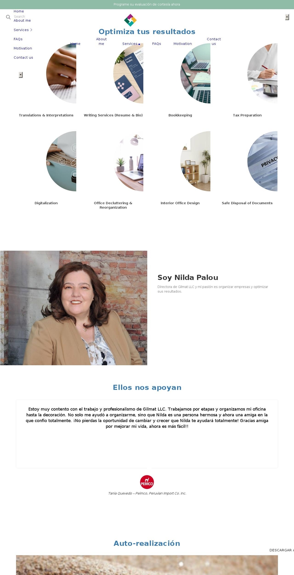 gilmatllc.com shopify website screenshot