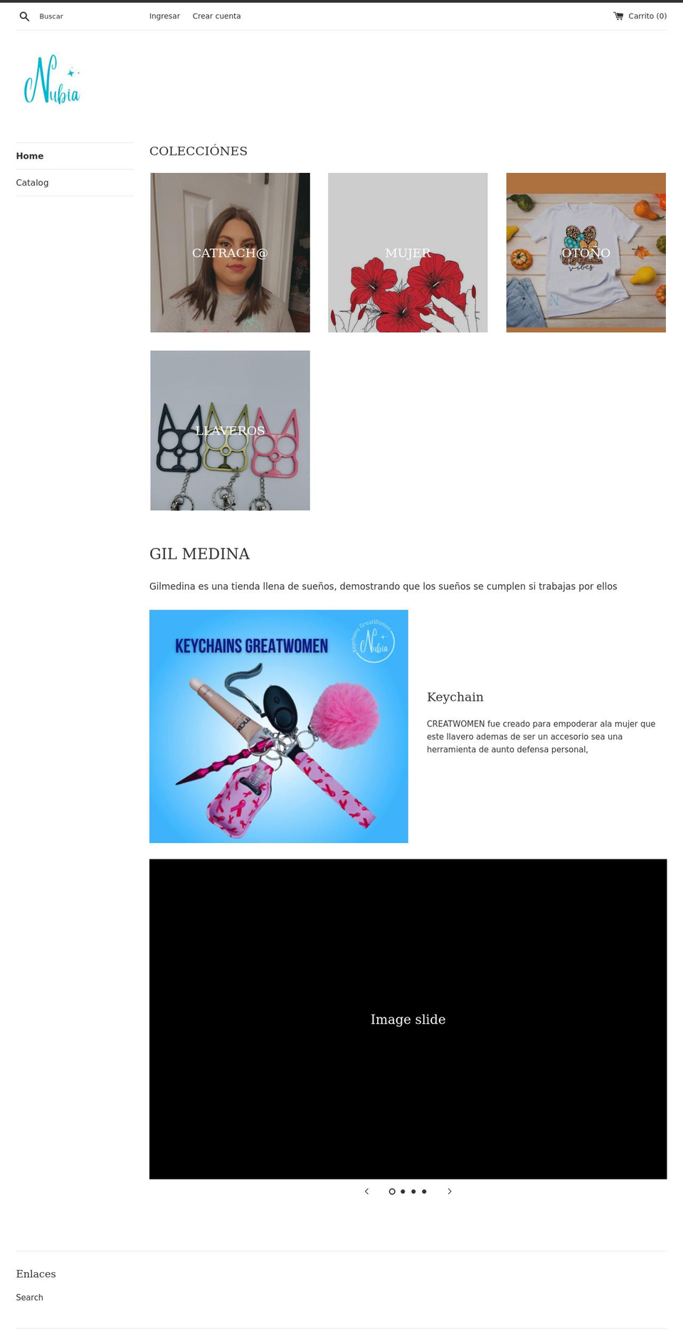 gilmedina.com shopify website screenshot