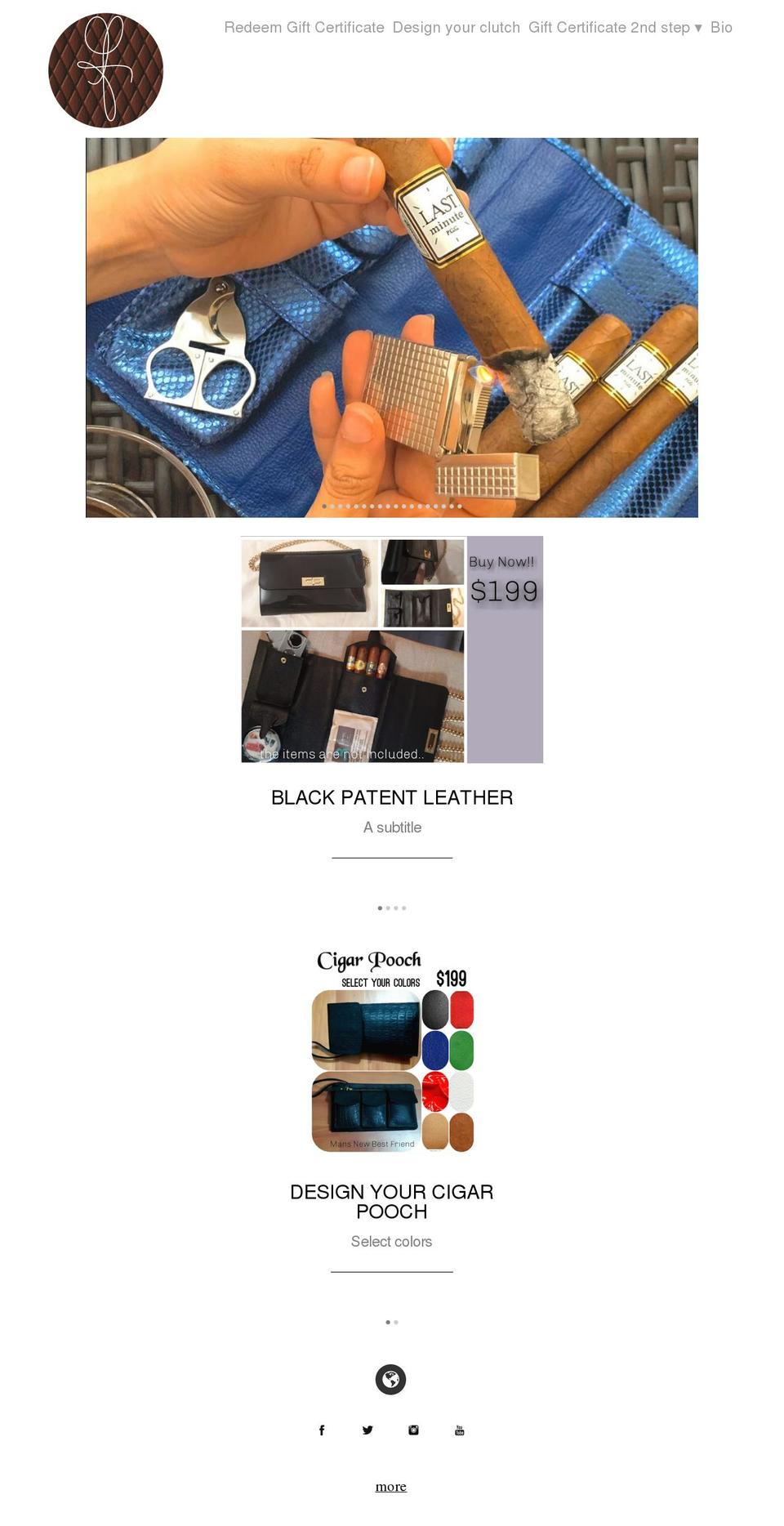 gilmorebags.com shopify website screenshot