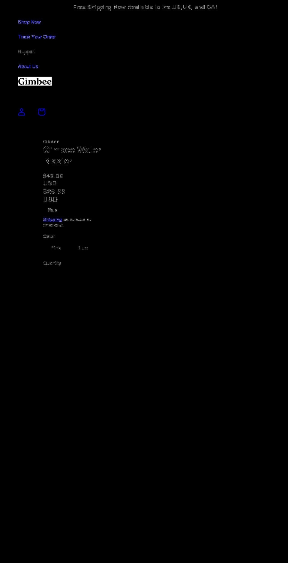 gimbee.com shopify website screenshot
