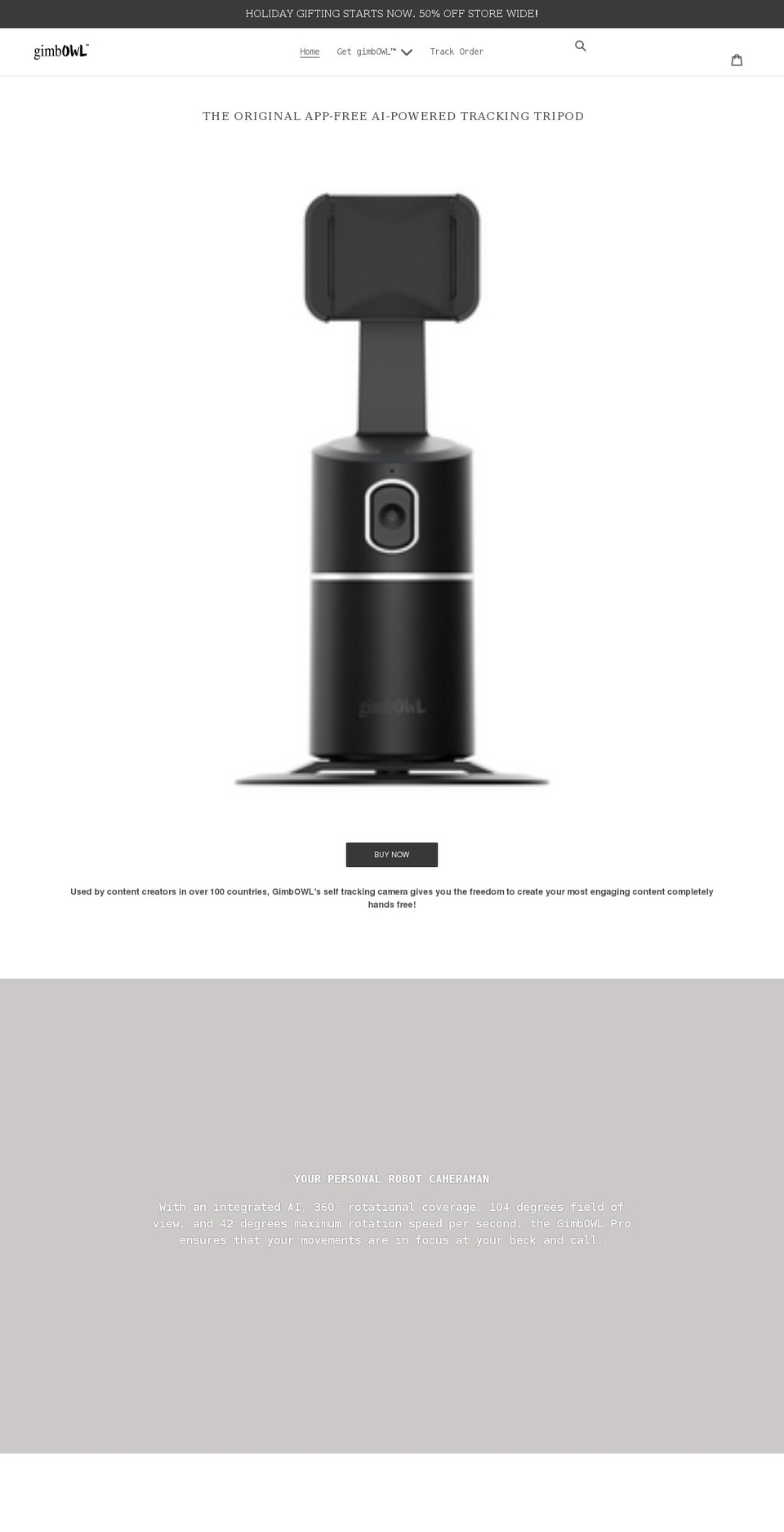 gimbowl.com shopify website screenshot
