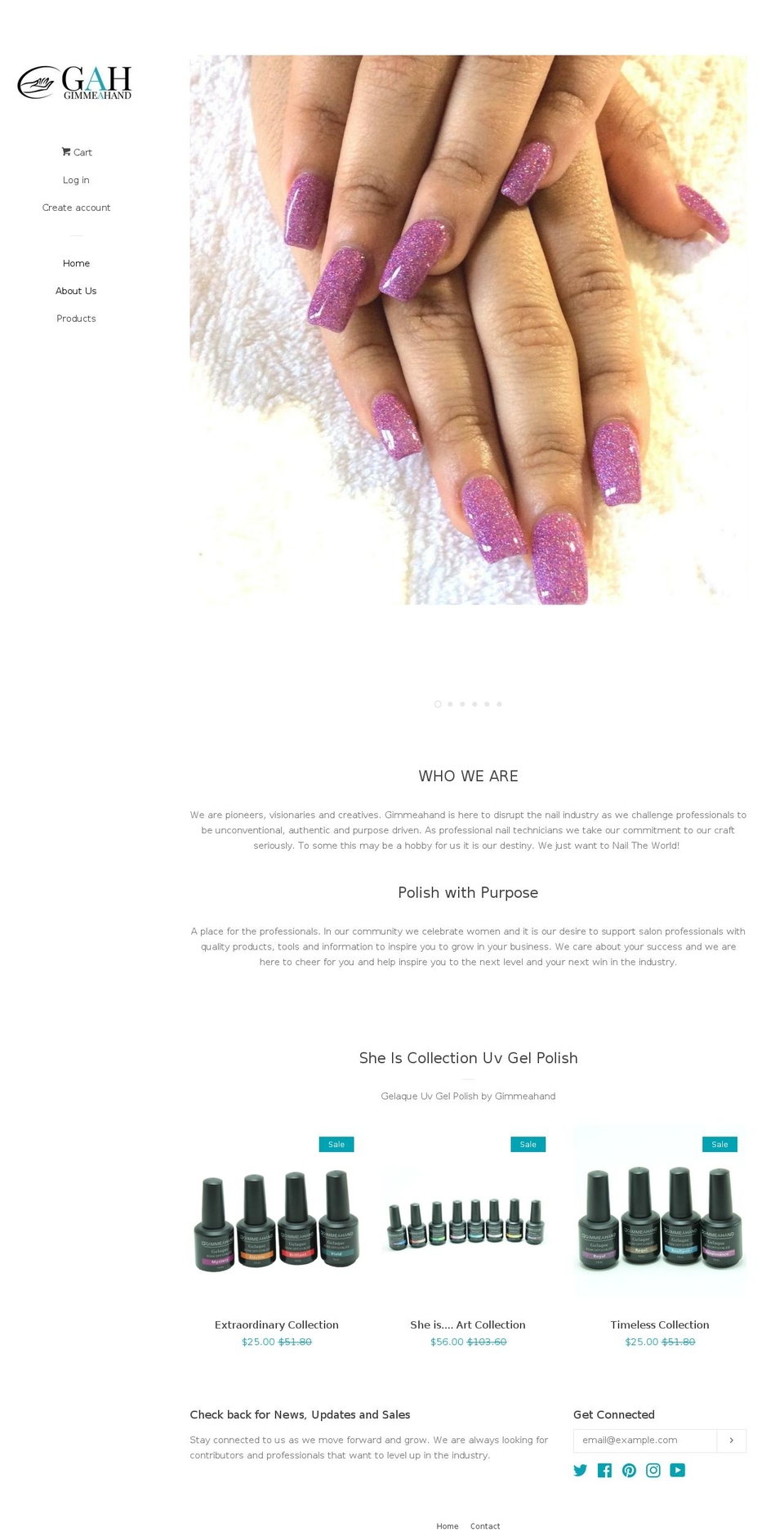 gimmeahandinc.net shopify website screenshot