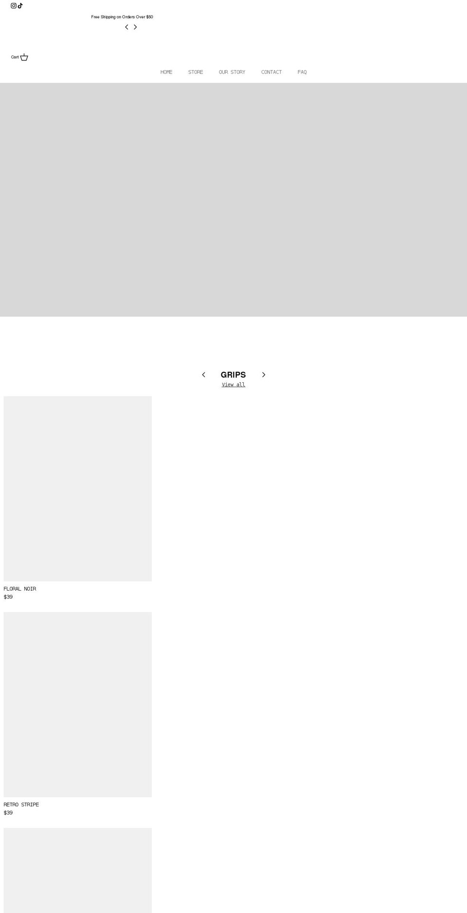 gimmegrips.com shopify website screenshot
