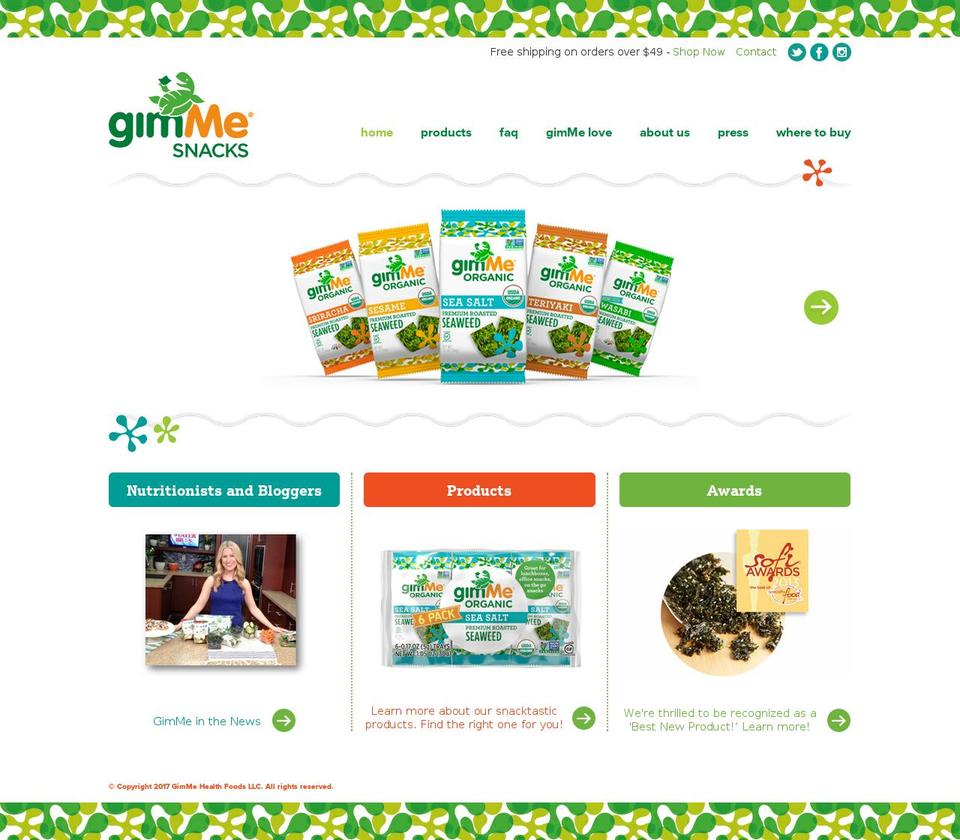 gimmehealth.com shopify website screenshot