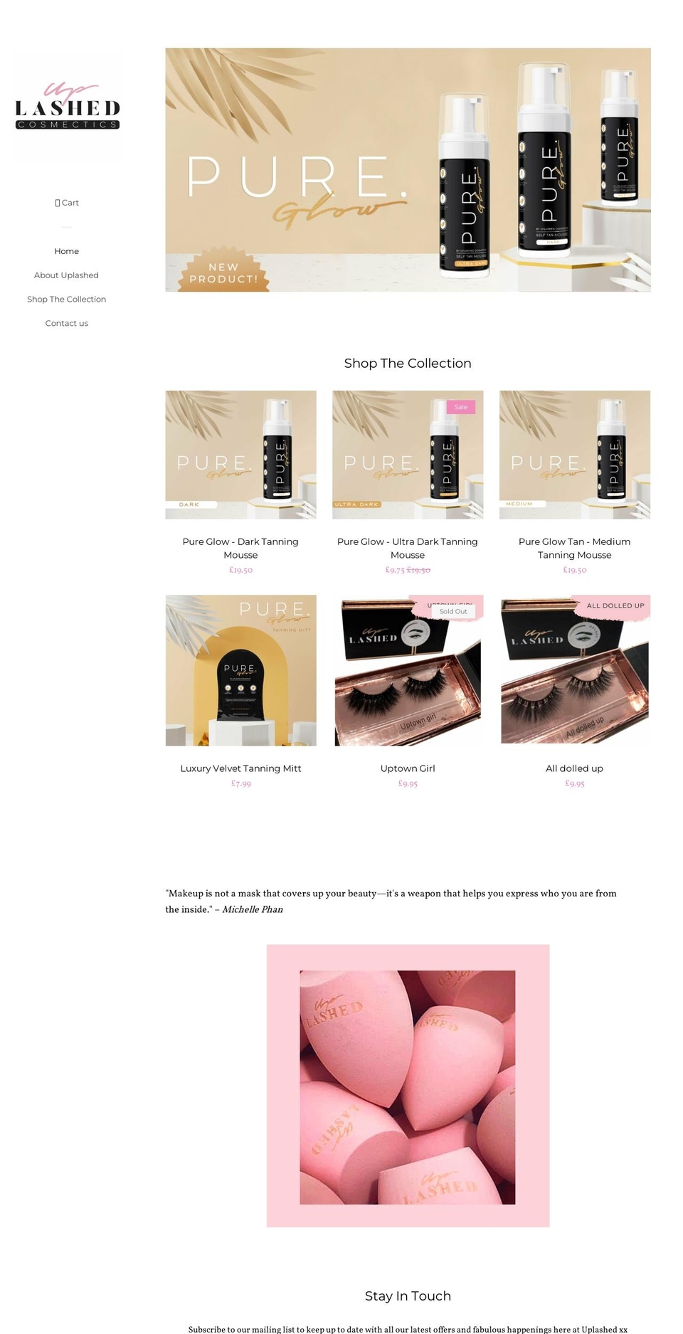 ginaconroy.co.uk shopify website screenshot