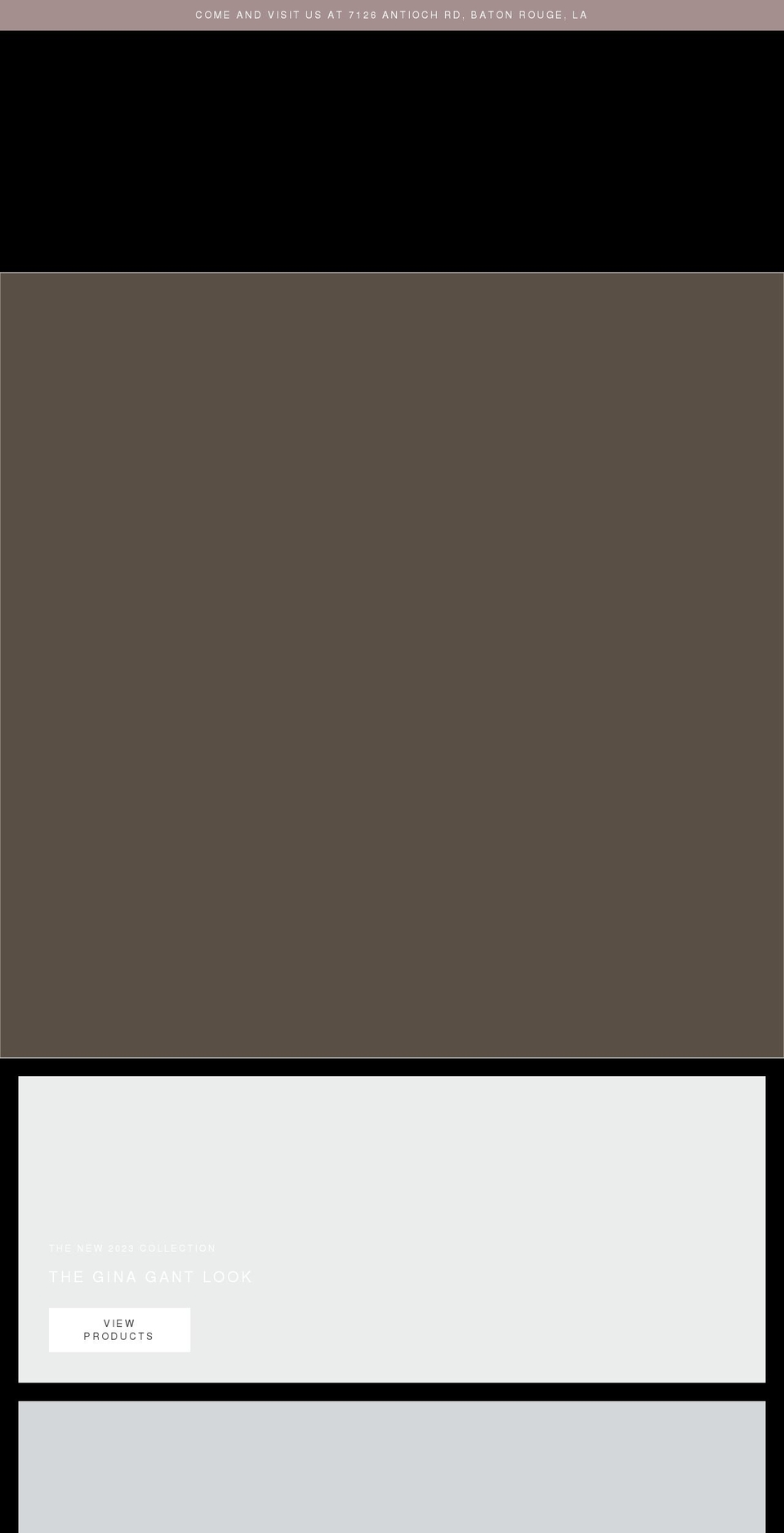 ginagantcollection.com — Shopify storefront screenshot