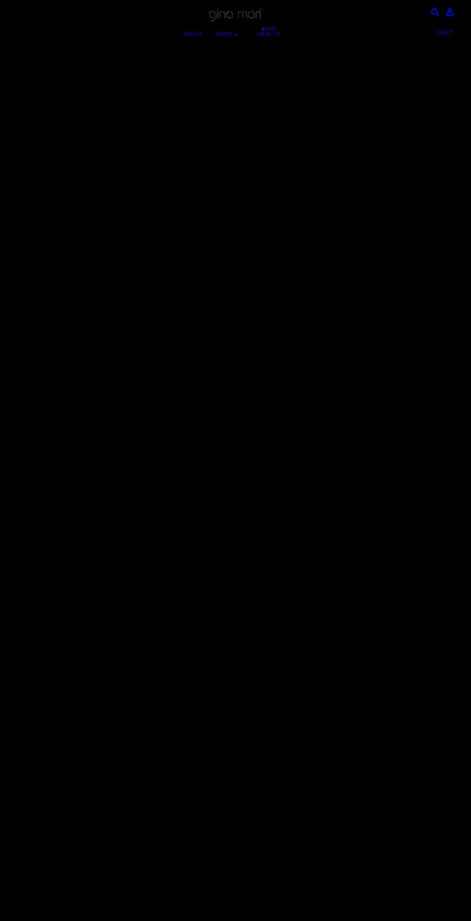ginamari.com shopify website screenshot