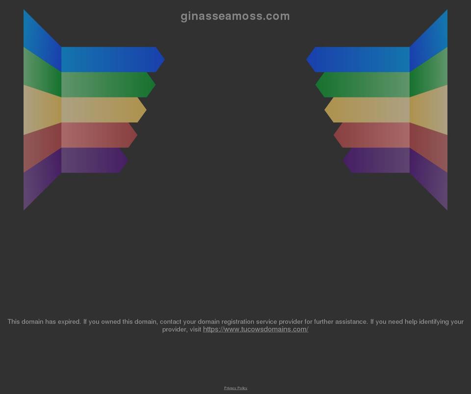 ginasseamoss.com shopify website screenshot