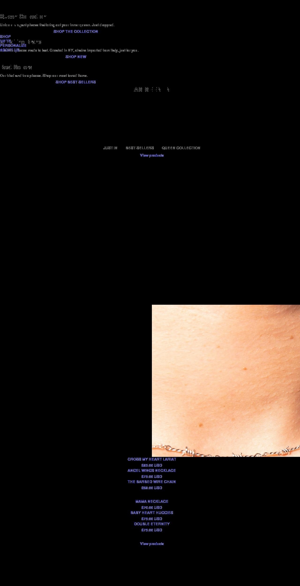 ginathebrand.com shopify website screenshot