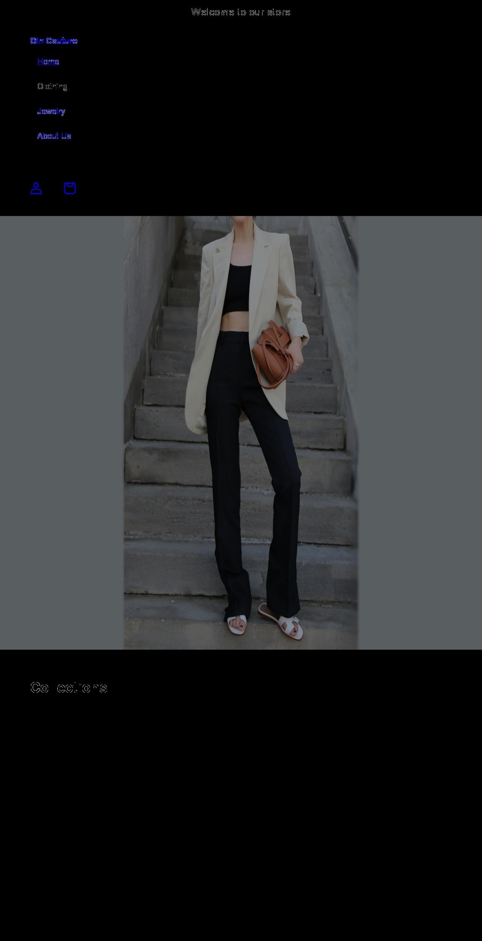 gincouture.com shopify website screenshot