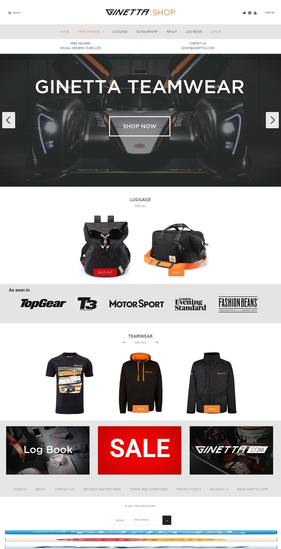 ginettashop.com shopify website screenshot