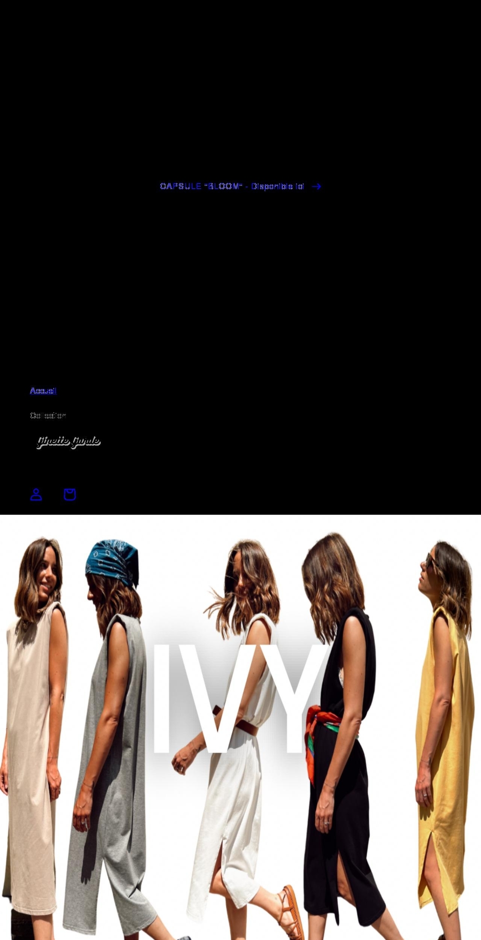 ginettegarde.com shopify website screenshot