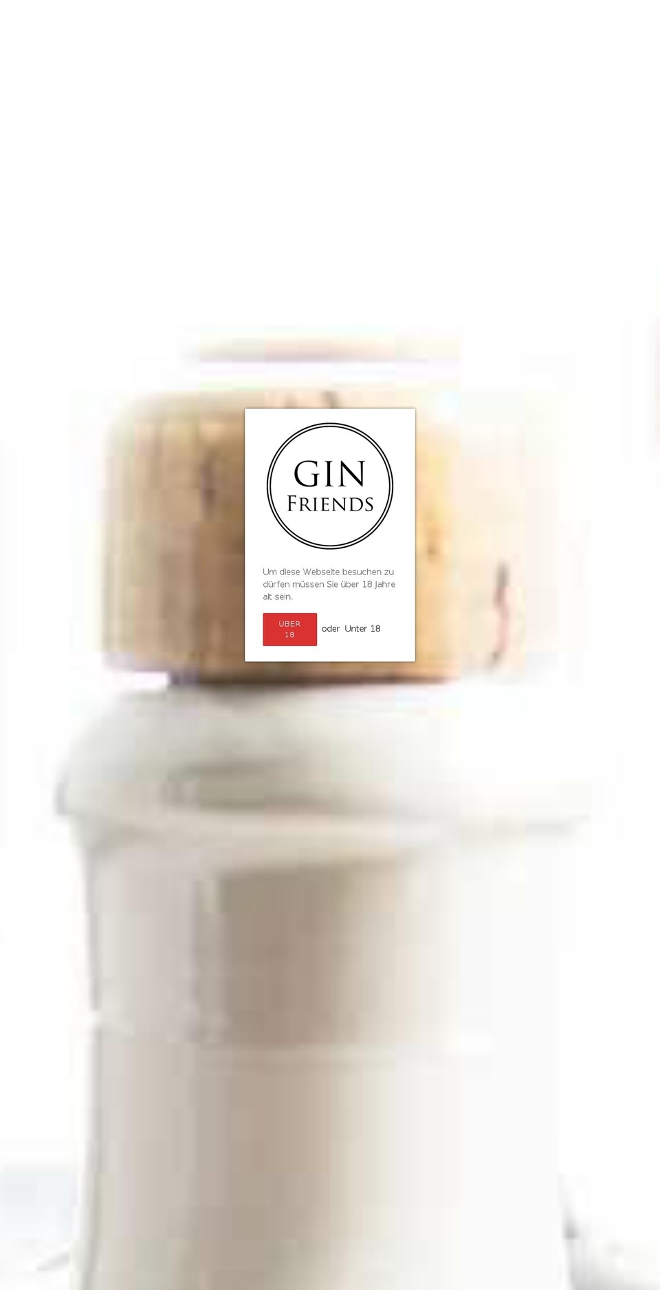 ginfriend.com shopify website screenshot