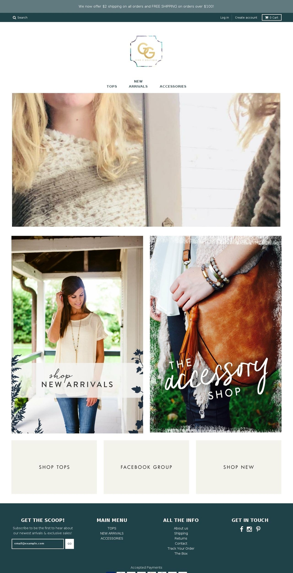 ginn-g.com — Shopify storefront screenshot