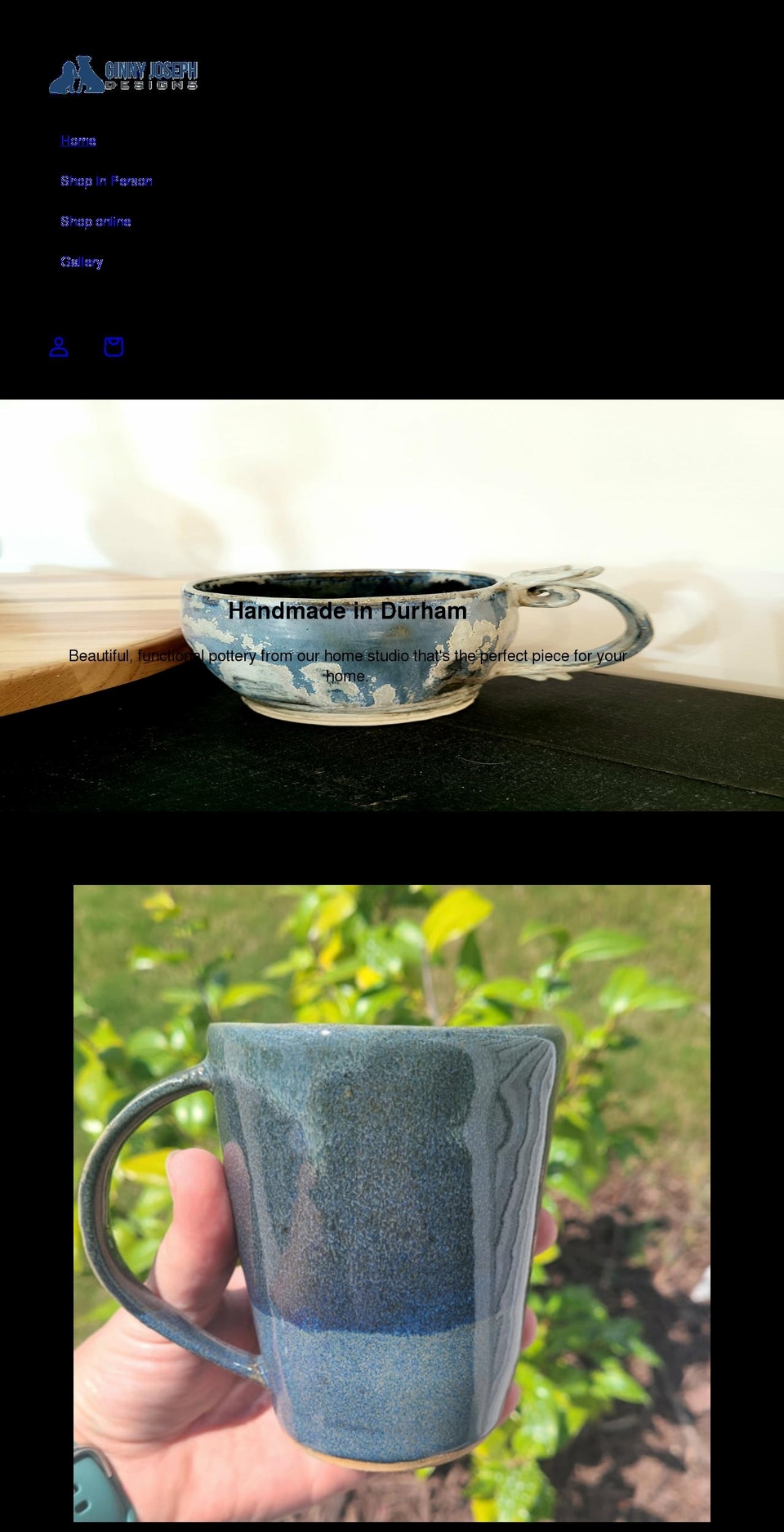 ginnyjoseph.com shopify website screenshot