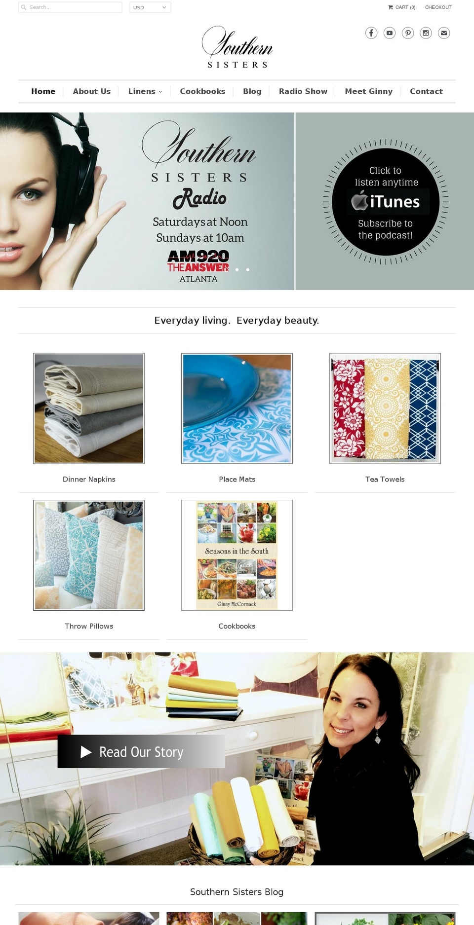 ginnymccormack.com shopify website screenshot