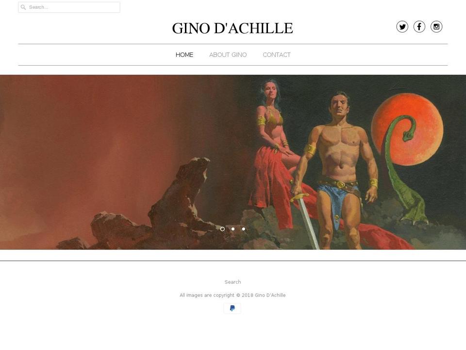 ginodachilleprints.com — Shopify storefront screenshot