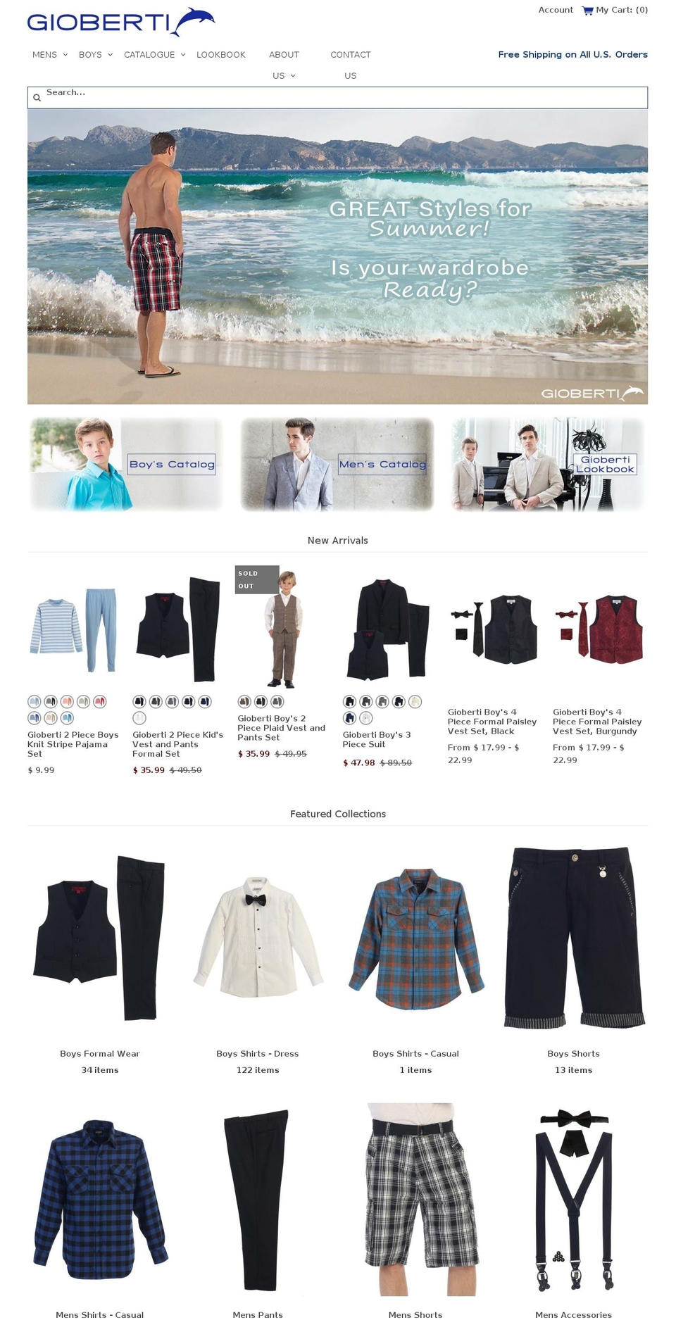 gioberti.net shopify website screenshot