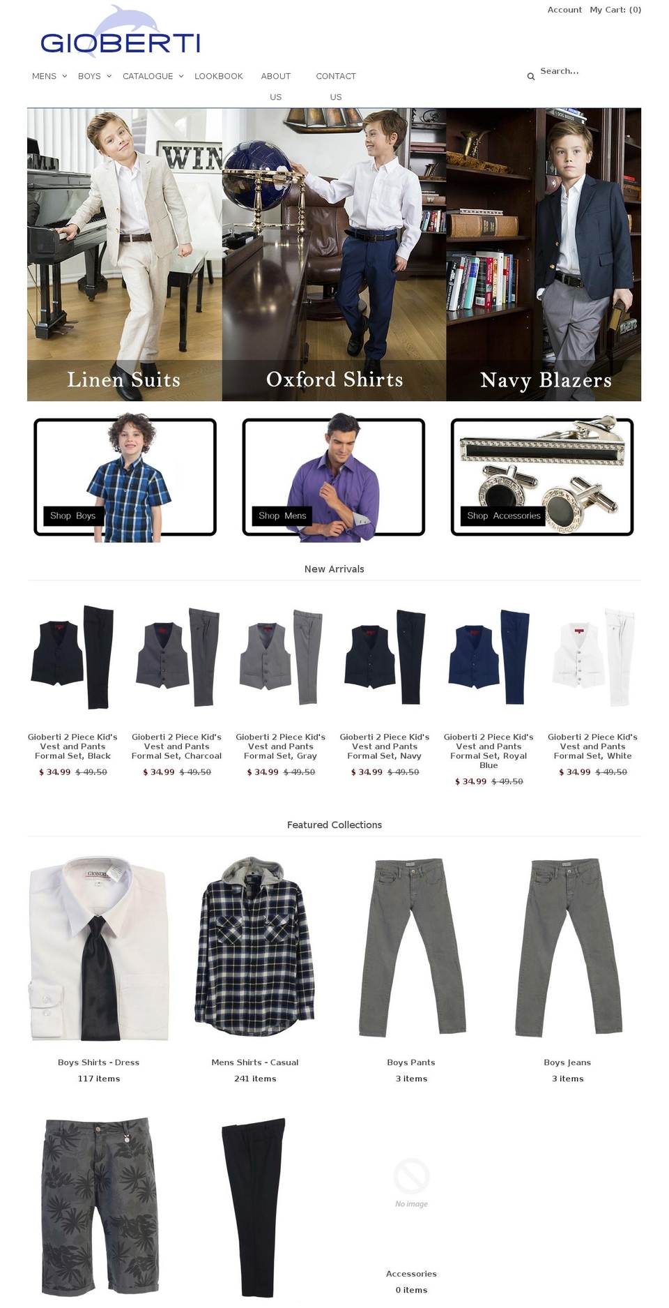 giobertiusa.com shopify website screenshot