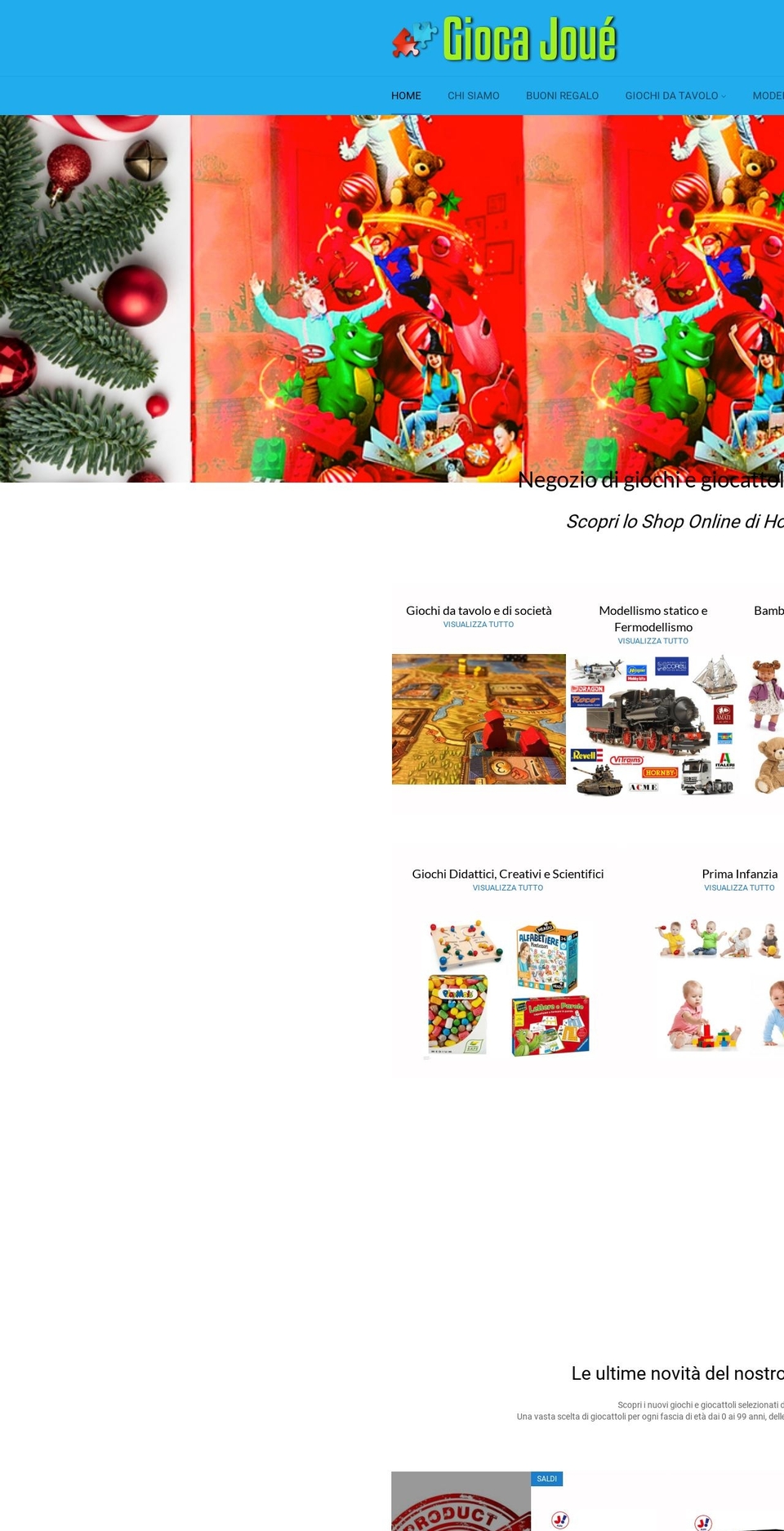 giocajoue.com — Shopify storefront screenshot