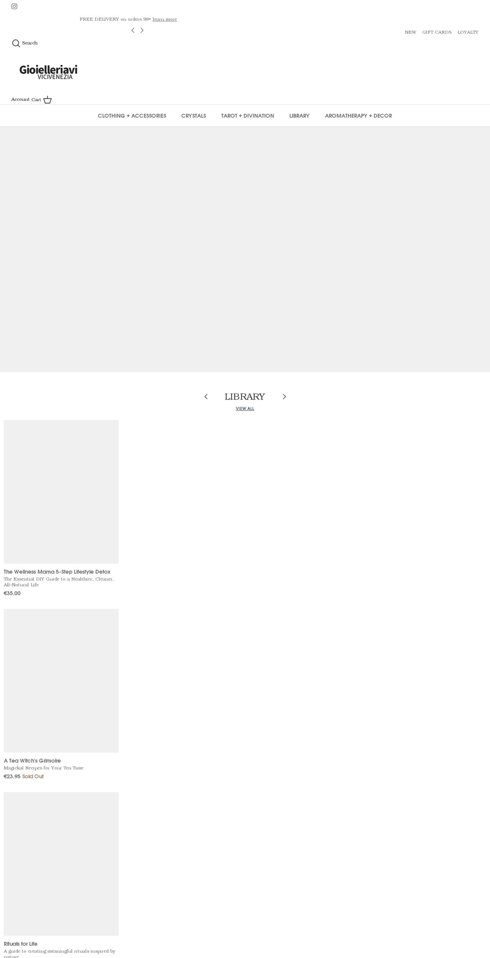 gioielleriavivicivenezia.com shopify website screenshot