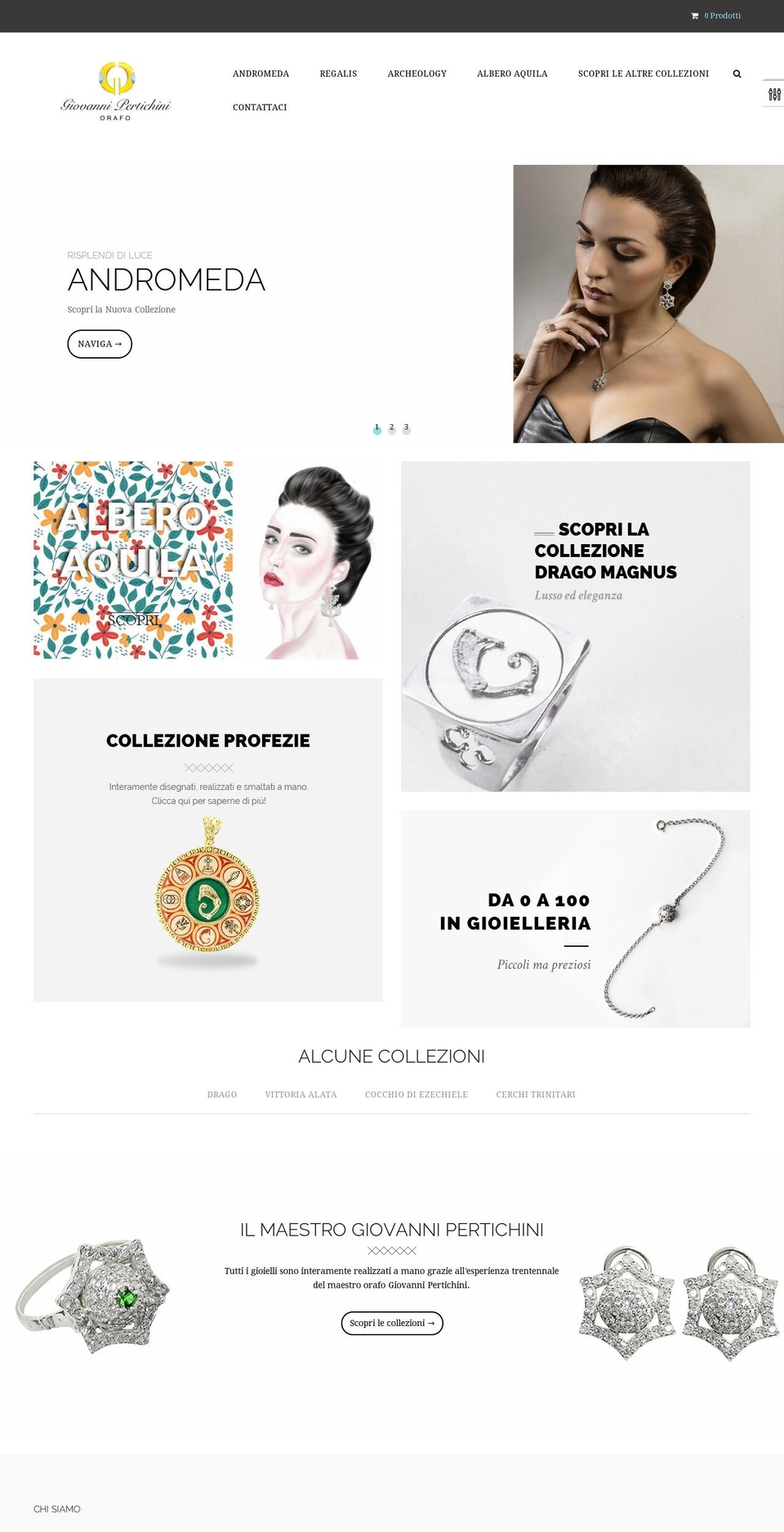 gioiellipertichini.it shopify website screenshot